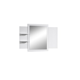 НКМ «Энигма» Зеркало настенное «Энигма» Белая/Белый глянец КМК 0661.21(КМК)