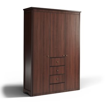 НКМ «Вагнер» Шкаф для одежды «3Д4ЯВагнер» орех экко КМК 0800.17 (КМК)