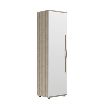 Шкаф для одежды из из модульной серии «Мегаполис», модуль 3, дезира светлый/белый антискрэч (Радо Мебель)